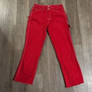 Dickies Red Women’s Jeans Carpenter Pants Size 25 Size 1